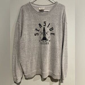 Pacific & Co Seaside Oregon Novelty Sweatshirt. Size 2XL
